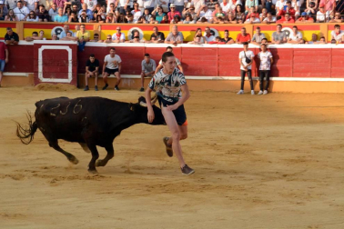 Las reses bravas dejan en la suelta de vaquillas del último día de fiestas de Tudela, 29 de julio, varios heridos.