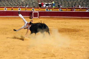 Fotos del encierro, pasacalles, homenaje al tudelano adoptivo, feria de alimentos artesanos y concurso de recortadores del sexto día de las fiestas de Tudela 2018, 29 de julio