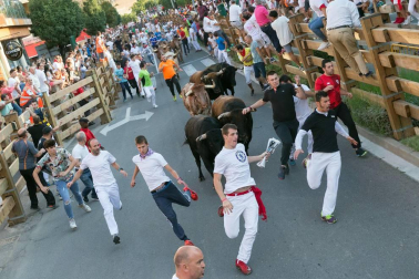Fotos del encierro, pasacalles, homenaje al tudelano adoptivo, feria de alimentos artesanos y concurso de recortadores del sexto día de las fiestas de Tudela 2018, 29 de julio