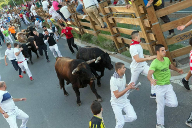 Fotos del encierro, pasacalles, homenaje al tudelano adoptivo, feria de alimentos artesanos y concurso de recortadores del sexto día de las fiestas de Tudela 2018, 29 de julio