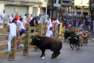 Fotos del encierro, pasacalles, homenaje al tudelano adoptivo, feria de alimentos artesanos y concurso de recortadores del sexto día de las fiestas de Tudela 2018, 29 de julio