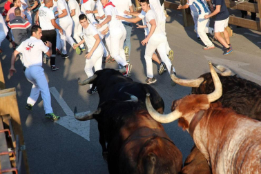 Fotos del encierro, pasacalles, homenaje al tudelano adoptivo, feria de alimentos artesanos y concurso de recortadores del sexto día de las fiestas de Tudela 2018, 29 de julio