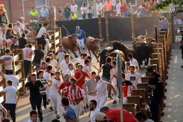 Fotos del encierro, pasacalles, homenaje al tudelano adoptivo, feria de alimentos artesanos y concurso de recortadores del sexto día de las fiestas de Tudela 2018, 29 de julio