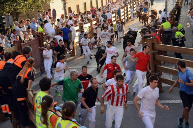 Fotos del encierro, pasacalles, homenaje al tudelano adoptivo, feria de alimentos artesanos y concurso de recortadores del sexto día de las fiestas de Tudela 2018, 29 de julio