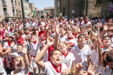 Fotos del encierro, despedida de gigantes, paellada popular y encierro infantil del último día de las fiestas de Tudela 2018, 29 de julio.