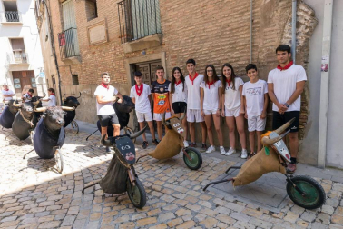 Fotos del encierro, despedida de gigantes, paellada popular y encierro infantil del último día de las fiestas de Tudela 2018, 29 de julio.