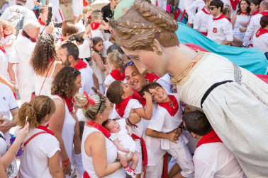 Fotos del encierro, despedida de gigantes, paellada popular y encierro infantil del último día de las fiestas de Tudela 2018, 29 de julio.