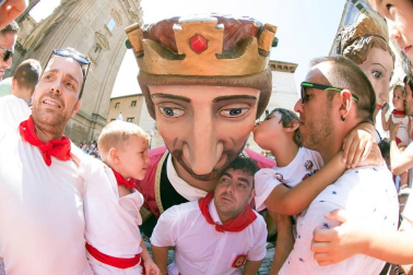Fotos del encierro, despedida de gigantes, paellada popular y encierro infantil del último día de las fiestas de Tudela 2018, 29 de julio.