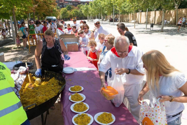 Fotos del encierro, despedida de gigantes, paellada popular y encierro infantil del último día de las fiestas de Tudela 2018, 29 de julio.