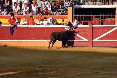 Fotos del encierro, despedida de gigantes, paellada popular y encierro infantil del último día de las fiestas de Tudela 2018, 29 de julio.