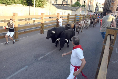 Fotos del encierro, despedida de gigantes, paellada popular y encierro infantil del último día de las fiestas de Tudela 2018, 29 de julio.