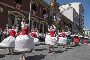 Estella ha arrancado este viernes, Viernes de Gigantes, sus fiestas patronales. Los actos festivos en la ciudad del Ega se prolongarán durante siete días.