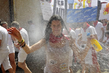 Fotos del cohete de las fiestas de Carcastillo 2018, 4 de agosto