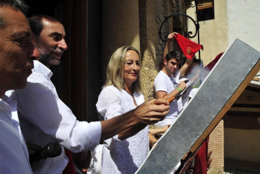Fotos del cohete de las fiestas de Carcastillo 2018, 4 de agosto