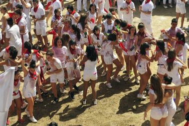 Fotos del cohete de las fiestas de Carcastillo 2018, 4 de agosto