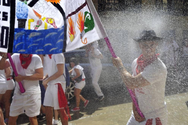 Fotos del cohete de las fiestas de Carcastillo 2018, 4 de agosto