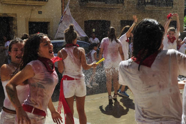 Fotos del cohete de las fiestas de Carcastillo 2018, 4 de agosto