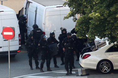 Imágenes del suceso de San Jorge, en el que un hombre ha matado a otro