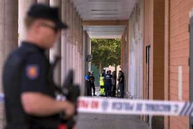 Imágenes del suceso de San Jorge, en el que un hombre ha matado a otro