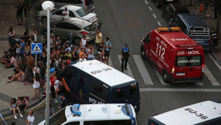 Imágenes del suceso de San Jorge, en el que un hombre ha matado a otro