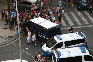 Imágenes del suceso de San Jorge, en el que un hombre ha matado a otro