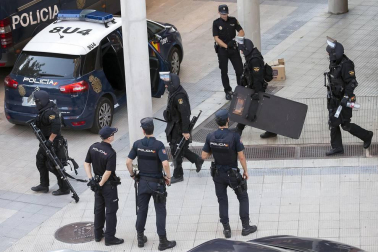 Imágenes del suceso de San Jorge, en el que un hombre ha matado a otro