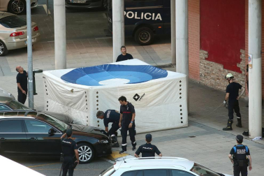 Imágenes del suceso de San Jorge, en el que un hombre ha matado a otro