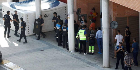 Imágenes del suceso de San Jorge, en el que un hombre ha matado a otro
