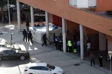 Imágenes del suceso de San Jorge, en el que un hombre ha matado a otro