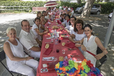 Imágenes de las Fiestas de Estella que comprenden: la verbena de plaza de los Fueros, homenaje a los mayores, bombada, Gorgorito, comidas de Quintos en el paseo de los Llanos, baile de la era y popurri estellés.