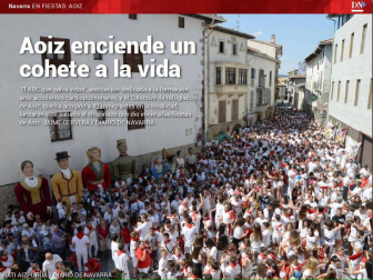 Además, Aoiz da comienzo a sus multitudinarias fiestas.