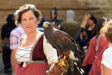Olite se engalana por su feria medieval
