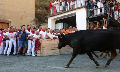 Fotos del segundo encierro del Pilón de Falces