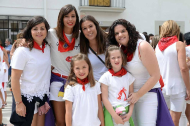 Adelina Gurpegui, natural de Berbinzana y misionera en Bolivia, dio la bienvenida a las fiestas patronales