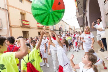 Fotos del cohete de las fiestas de Santa Ana de Buñuel.