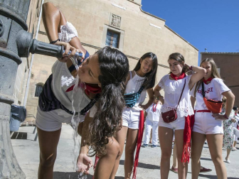 Los Arcos ha vivido la segunda jornada de sus fiestas patronales. En el Día de la Virgen, los vecinos han participado en la procesión. A continuación ha tenido lugar la misa en honor a los patronos Santa María y San Roque.