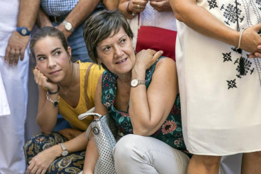 Los Arcos ha vivido la segunda jornada de sus fiestas patronales. En el Día de la Virgen, los vecinos han participado en la procesión. A continuación ha tenido lugar la misa en honor a los patronos Santa María y San Roque.