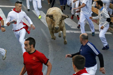 Las vacas de la ganadería Prieto de la Cal, de Huelva, han dejado dos trasladados al CHN, uno por dos cornadas en el muslo derecho.