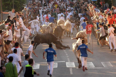 Las vacas de la ganadería Prieto de la Cal, de Huelva, han dejado dos trasladados al CHN, uno por dos cornadas en el muslo derecho.