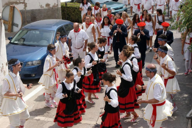 Procesión de San Roque en las fiestas de Monteagudo