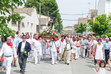 Cabanillas celebra su día grande de las fiestas con una procesión en honor a San Roque