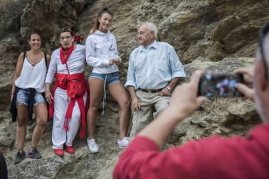 Quinto encierro del Pilón de fiestas de Falces 2018, 16 de agosto con la ganadería Adrián Domínguez, de Funes