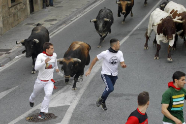 Fotos del tercer día de las fiestas de Tafalla y segundo encierro (16 de agosto de 2018)