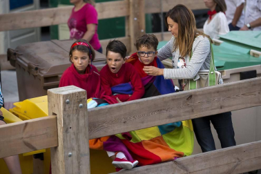 Fotos del tercer día de las fiestas de Tafalla y segundo encierro (16 de agosto de 2018)