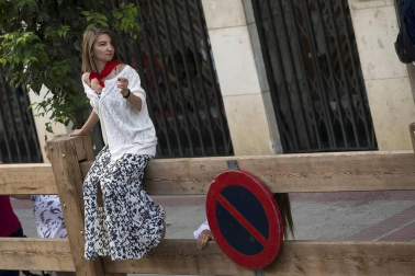 Fotos del tercer día de las fiestas de Tafalla y segundo encierro (16 de agosto de 2018)