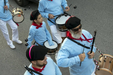 Fotos del tercer día de las fiestas de Tafalla y segundo encierro (16 de agosto de 2018)