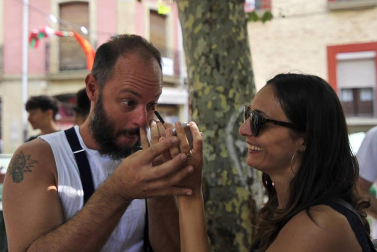 Fotos del tercer día de las fiestas de Tafalla y segundo encierro (16 de agosto de 2018)