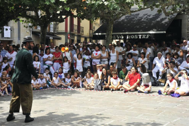 Fotos del tercer día de las fiestas de Tafalla y segundo encierro (16 de agosto de 2018)