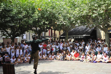 Fotos del tercer día de las fiestas de Tafalla y segundo encierro (16 de agosto de 2018)