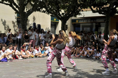 Fotos del tercer día de las fiestas de Tafalla y segundo encierro (16 de agosto de 2018)